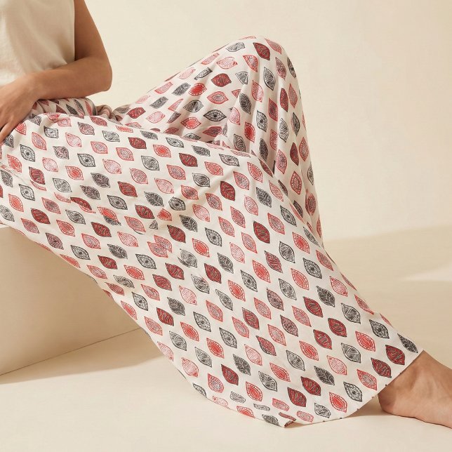 Einfache Minimalistische Blätter Muster Stoff (Von Creator hochgeladen)