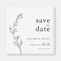 Einfache Minimalistische Blumenhochzeit speichern