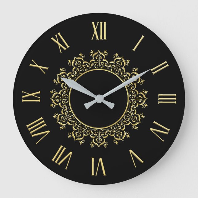 Einfache Minimalistische Delphin Nautic | Wall-Uhr Große Wanduhr (Vorderseite)