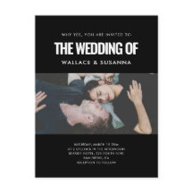 Einfache minimalistische Einladung zum Foto