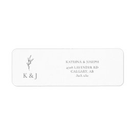 Einfache Minimalistische Elegant Hochzeit monochro