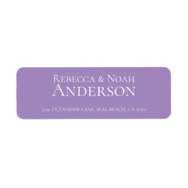 Einfache Minimalistische Elegant-Lavendel-Hochzeit