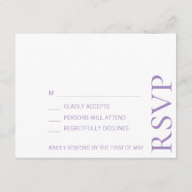 Einfache Minimalistische Elegant-Lavendel-Hochzeit