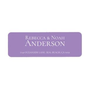 Einfache Minimalistische Elegante Lavendel-Text-Ho