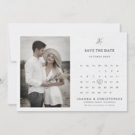 Einfache Minimalistische Eukalyptus-Hochzeit Save The Date