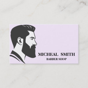 Einfache Minimalistische Friseursalons Visitenkarte