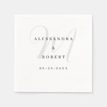 Einfache Minimalistische Hochzeit