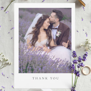 Einfache Minimalistische Hochzeitsnachricht für Fo