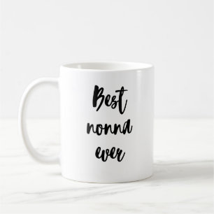 Einfache Minimalistische Kalligraphie Kaffeetasse