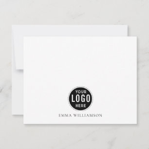 Einfache Minimalistische Logo-Bezeichnung Mitteilungskarte