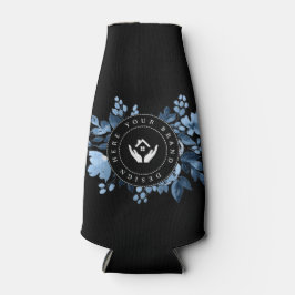 Einfache Minimalistische Logo-Flasche Cooler Flaschenkühler