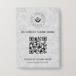 Einfache Minimalistische Logo- und Textwerbung Button