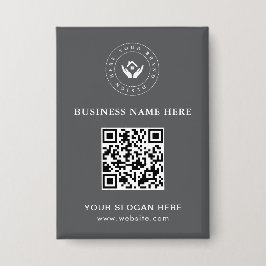 Einfache Minimalistische Logo- und Textwerbung Button