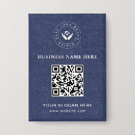 Einfache Minimalistische Logo- und Textwerbung Button