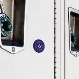 Einfache Minimalistische Logo- und Textwerbung Magnet