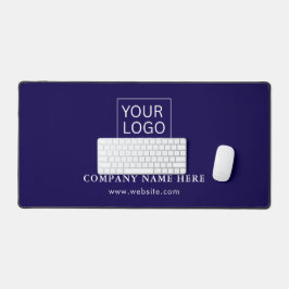 Einfache Minimalistische Logo- und Textwerbung Schreibtischunterlage