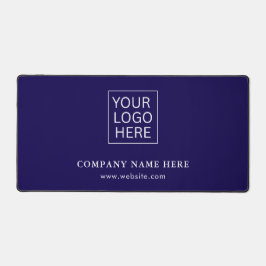 Einfache Minimalistische Logo- und Textwerbung Schreibtischunterlage