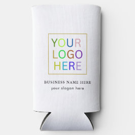 Einfache Minimalistische Logo- und Textwerbung Selters Dosenkühler