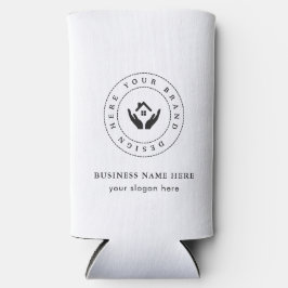 Einfache Minimalistische Logo- und Textwerbung Selters Dosenkühler