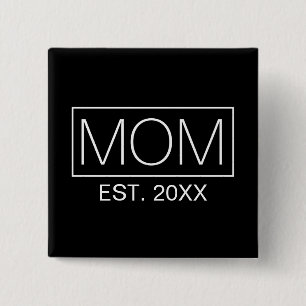 Einfache Minimalistische Mama Typografie   Schaltf Button
