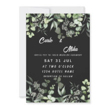 Einfache Minimalistische Minze Grüne Hochzeit Will