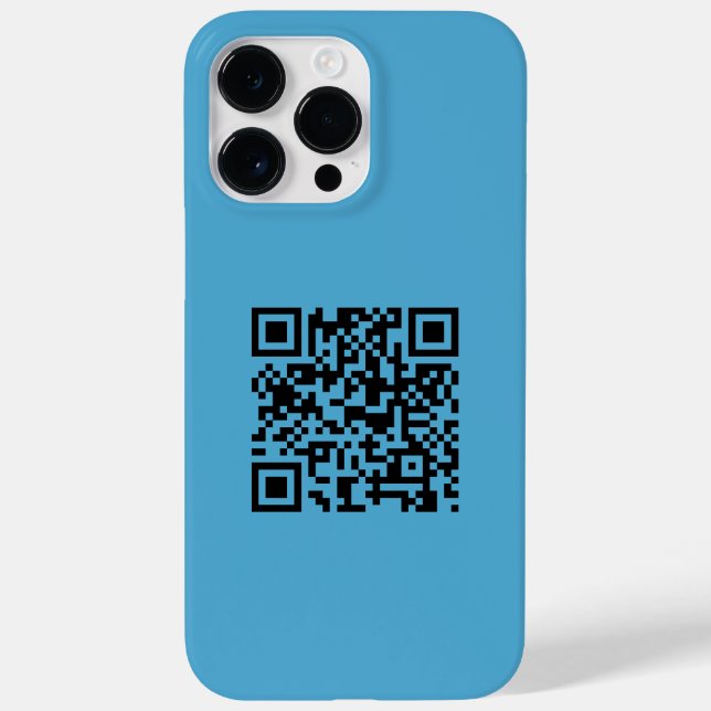 Einfache Minimalistische moderne QR-Kodizes Case-Mate iPhone Hülle (Rückseite)