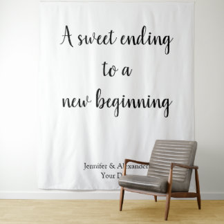 Einfache minimalistische monochrome Liebeszitat-Ta Wandteppich
