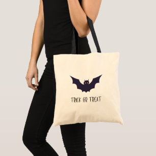 Einfache Minimalistische Niedliche Bat Trick oder Tragetasche