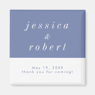 Einfache Minimalistische Pastellverheiratung Magnet