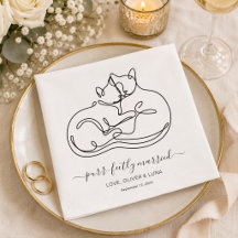 Einfache minimalistische personalisierte Hochzeit 
