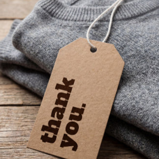 Einfache Minimalistische Preisgestaltung für Unter Geschenkanhänger