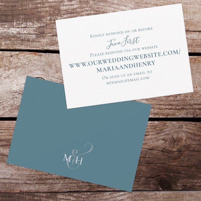 Einfache Minimalistische Reaktion über Website Sim RSVP Karte (Von Creator hochgeladen)