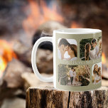Einfache Minimalistische Rounded-Edge-Foto-Paare Kaffeetasse<br><div class="desc">Dieses Design ist ideal für den Valentinstag, Hochzeiten, Verlobungen oder einfach nur alltägliche Feiern der Liebe mit Ihren bedeutendsten anderen. Es besteht aus vier abgerundeten Fotos pro Seite (zwei kleine Quadrate und zwei Rechtecke) und den Namen des Ehepaares in der Mitte der vier Fotos, die auf beiden Seiten wiederholt werden....</div>