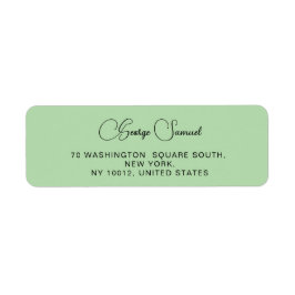 Einfache Minimalistische Rücksendeadressen-Aufkleb