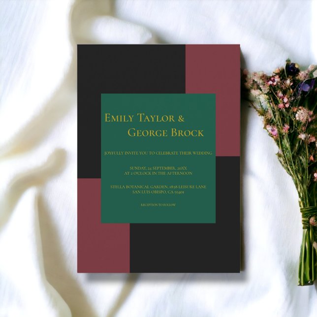 Einfache Minimalistische Schrift Stilvolle moderne Einladung (Von Creator hochgeladen)