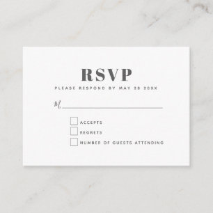 Einfache Minimalistische Schwarz-Weiß-UAWG Begleitkarte