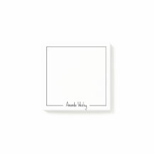 Einfache Minimalistische Schwarze Monogramm Vollst