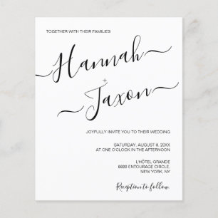 Einfache Minimalistische Skriptbezeichnung Hochzei