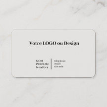 Einfache minimalistische Visitenkarte für Anwälte