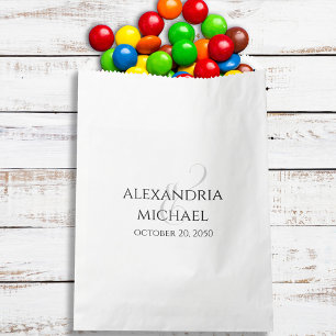 Einfache Minimalistische Vorliebe für Süßigkeiten Geschenktütchen