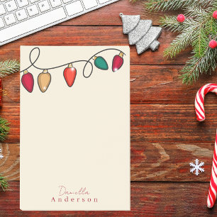 Einfache Minimalistische Winterferien Post-it Klebezettel