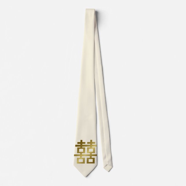 Einfache Minimalistische Zweitglücksszenierung Chi Krawatte (Vorderseite)