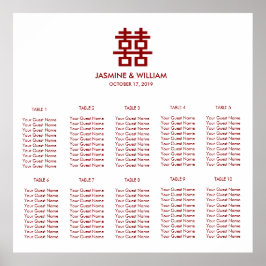 Einfache Minimalistische Zweitglücksszenierung Chi Poster