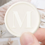Einfache Mit Monogramm Initial Elegante Typografie Wachssiegel Selbstklebend<br><div class="desc">Fügen Sie eine personalisierte Touch zu Umschlägen, Gaumenfreuden und Dekoration mit eleganten mit Monogramm Wachs Siegel Aufklebern. Die Initialisierung auf dieser Vorlage ist einfach anzupassen. Das moderne Runddesign besticht durch klassische Typografie im klassischen Serifenstil. Diese selbstklebende, individuell handgefertigte Wachs-Umschlag Aufkleber fügen Einladungen, Karten und Geschenkartikeln ein einzigartiges und stilvolles Detail...</div>