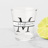 Einfache Mit Monogramm Typografie Name Personalisi