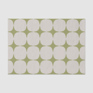 Einfache Mitte des Jahrhunderts Modernes Design Gr Seidenpapier