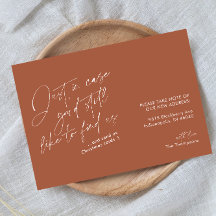 Einfache Modern Funny Terracotta Rost Moving