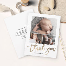 Einfache moderne 3 Foto Collage Baby Foto