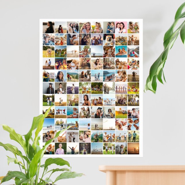 Einfache moderne 88-Foto Collage Poster (Von Creator hochgeladen)