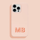 Einfache moderne Anfangsmonogramm Case-Mate iPhone Hülle<br><div class="desc">Einfache moderne erste Monogram Phone Case. Erstellen Sie Ihren eigenen personalisierten iPhone Case mit individuellem Anfangsnamen.</div>